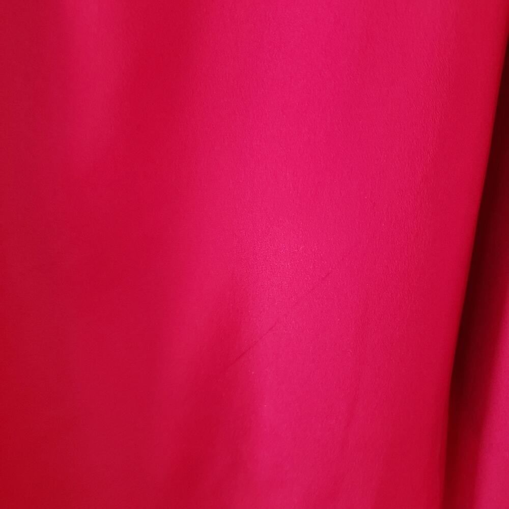 Vince Camuto Wrap Style Flowy Sleeveless Valentines Dress Red 4 - Picture 11 of 11